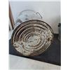 Image 3 : Large Metal Dry Food Storage w/Measure Cup, Galvanized Steel Mop Wringer/Bucket - CANNOT SHIP