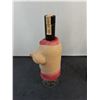 Image 2 : (2) Vintage Empty Liquor Bottles & Novelty 19+ Bottle Cozy
