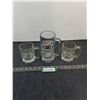 Image 1 : (3) Assorted Glass A&W Mugs