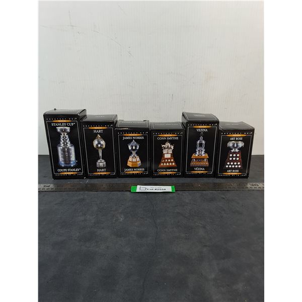 (6) NIB McDonald's Miniature NHL Trophies