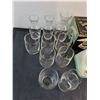 Image 4 : Wine Decanter, Dial-X Sharpener, Glass Tumblers & Pitchers, Vintage Board Game Pieces - PICK UP