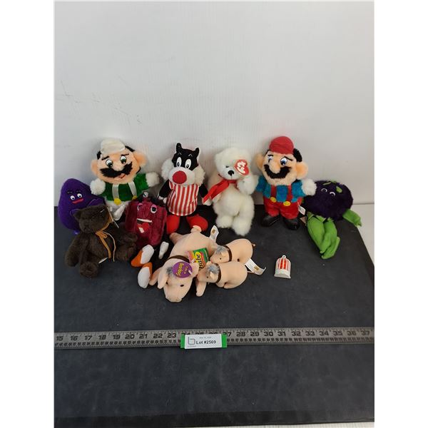 Assorted Plush Toys