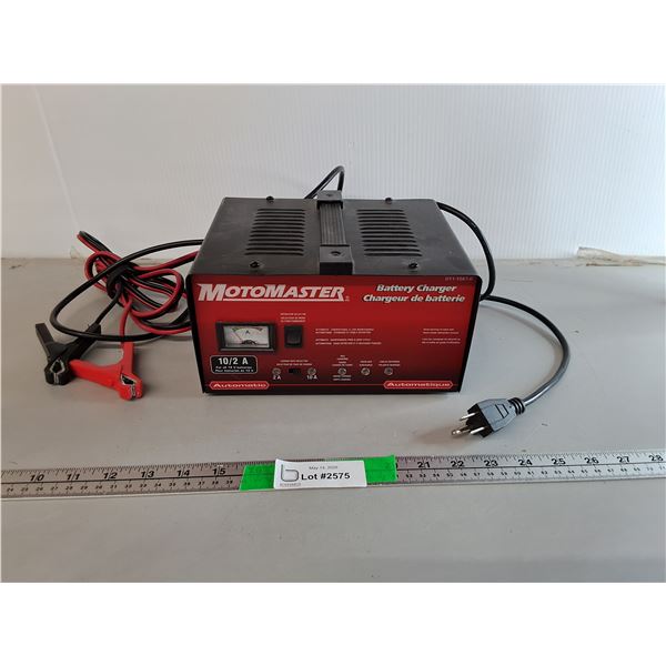 Motomaster Battery Charger- Powers On