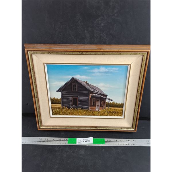 Framed Wall Art Painting 17" x 14"