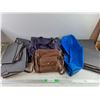 Image 1 : (2) Purses, Exercise Ball, Pillow Storage Bags