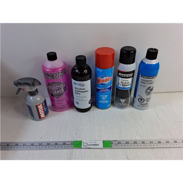 Spray Glass Cleaners, Chlorinated Brake Cleaner, Motorcycle Cleaner, Motul Bike Care Spray, Alcohol