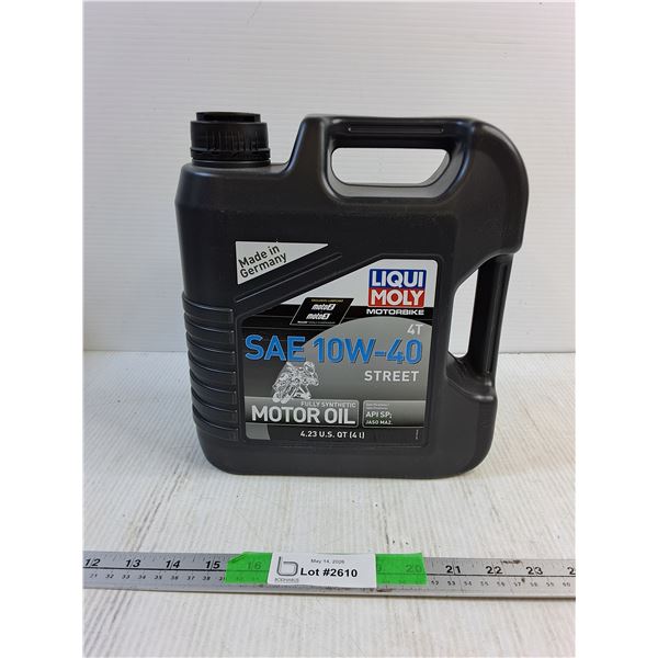 Liqui Moly SAE 10W40 Fully Synthetic Motor Oil - CANNOT SHIP