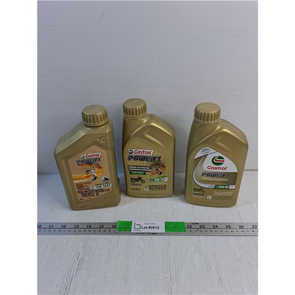 Castrol Power 1 SAE 10W50 Full Synthetic Motorcycle Oil - CANNOT SHIP