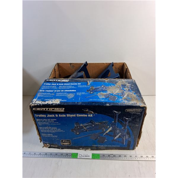 Certified Trolley Jack & Axle Stand Combo Kit - PICKUP ONLY