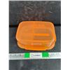 Image 3 : Orange Lunch Kit with Fork & Spoon