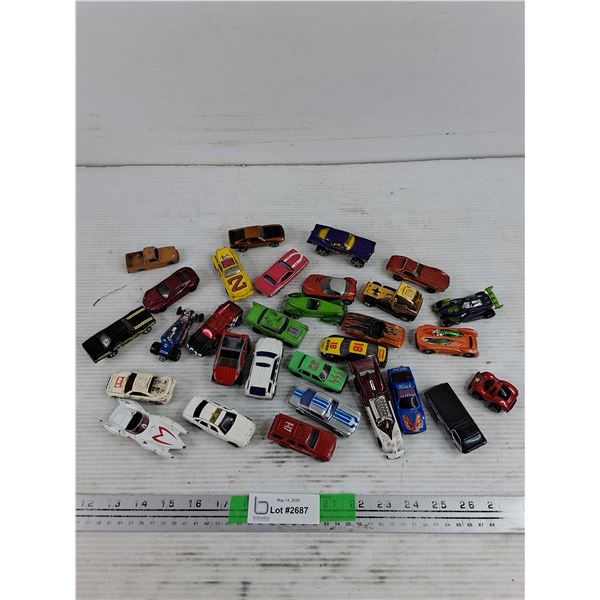 Assorted Hot Wheels Cars