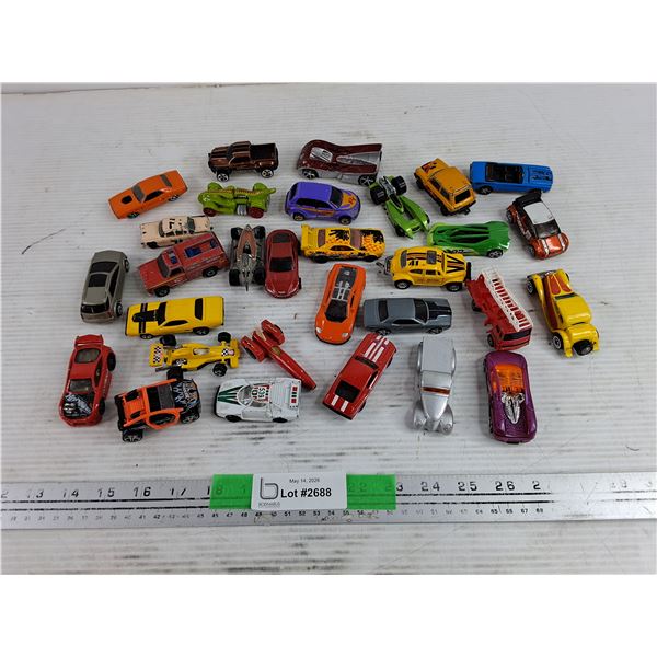 Assorted Hot Wheels Cars