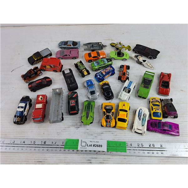 Assorted Hot Wheels Cars