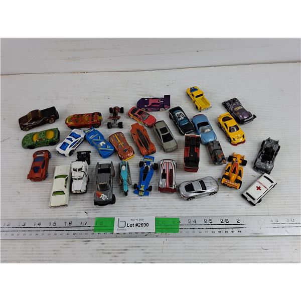 Assorted Hot Wheels Cars