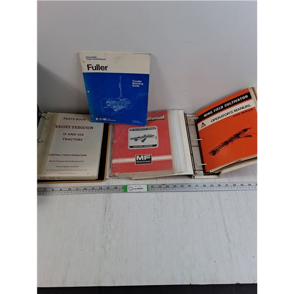Assorted Farming Implement Manuals