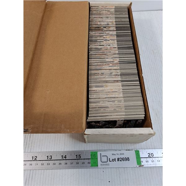 Box of 1992 Pro Set Platinum NHL Player Cards
