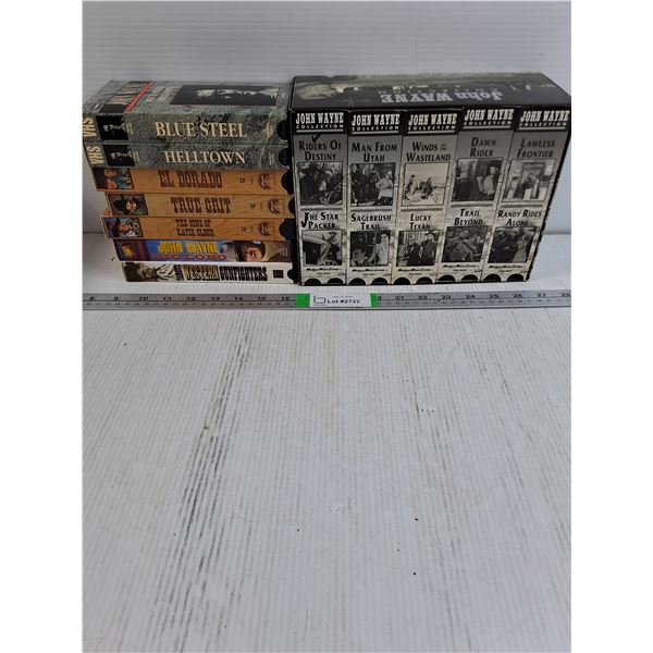 John Wayne VHS Movie Collection