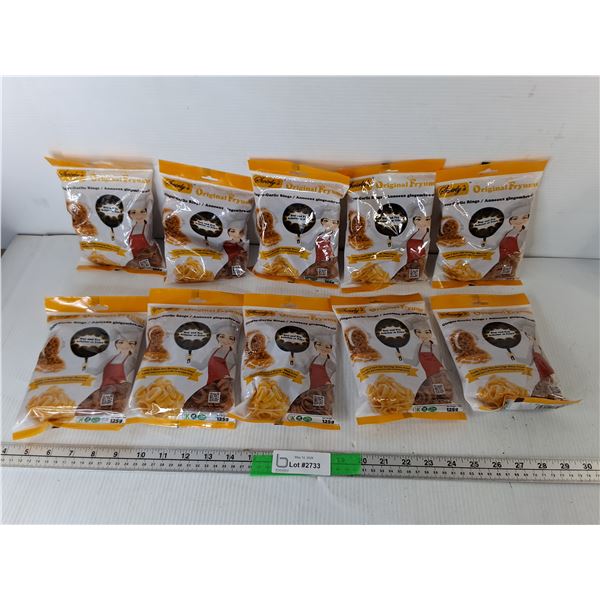 (10) Bags of Ginger-Garlic Rings- Sealed