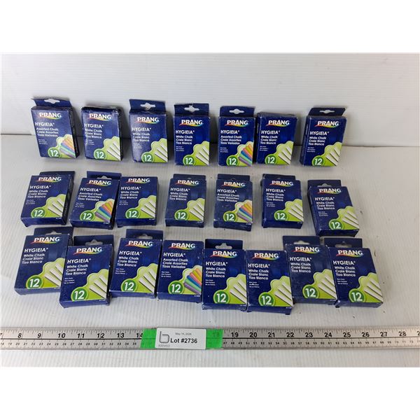 (22) Packs of Chalk, Some Broken, NIB