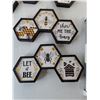 Image 3 : .(12) Bee Themed Home Decor Signs Up to 10"
