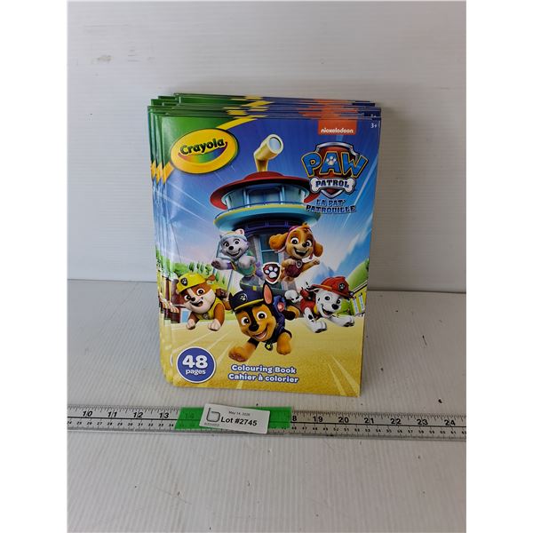 (16) Paw Patrol Coloring Books- New