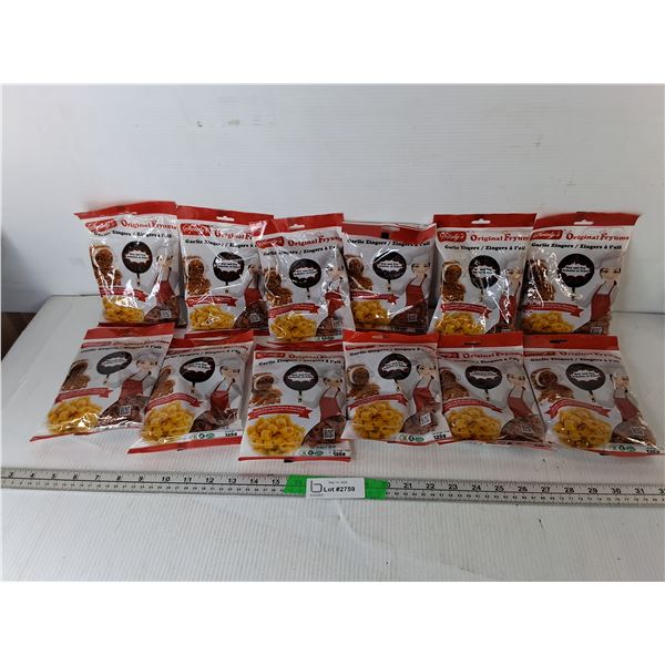 (12) Bags of Garlic Zingers- Sealed