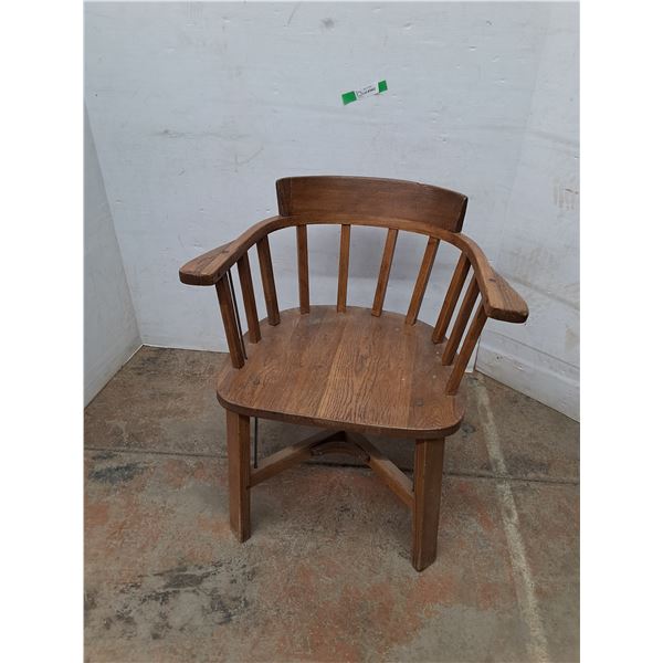 *Vintage Wooden Chair 29" x 26" x 20", PICKUP ONLY