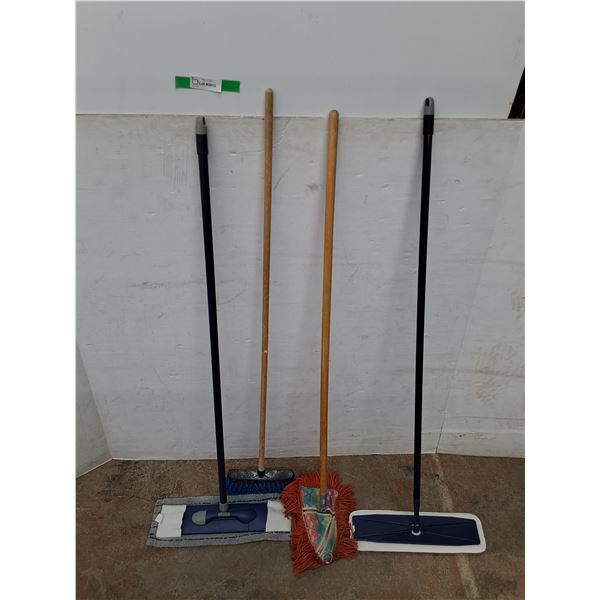 *(3) Mops & Broom, PICKUP ONLY