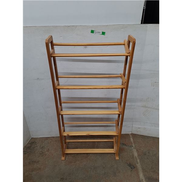 *Wooden Shoe Rack 47" x 22" x 6" PICKUP ONLY