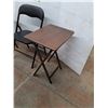 Image 3 : *Folding Chair 32", (2) TV Tables - PICKUP ONLY