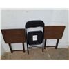 Image 5 : *Folding Chair 32", (2) TV Tables - PICKUP ONLY