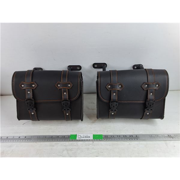 (2) Motorcycle Saddle Side Bags