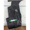 Image 3 : Open Road Motorcycle Leather Chaps - Size M