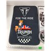 Image 2 : Triumph Floor Mat 23" x 15", Motorcycle Jacket Patches, , Royal Enfield Poster, Misc