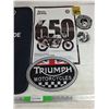 Image 3 : Triumph Floor Mat 23" x 15", Motorcycle Jacket Patches, , Royal Enfield Poster, Misc