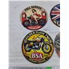 Image 2 : (4) Motorcycle Metal Signs 8"