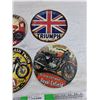 Image 3 : (4) Motorcycle Metal Signs 8"