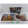 Image 1 : (3) Metal Signs 12" x 8", Assorted Motorcycle Magnets
