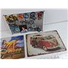 Image 3 : (3) Metal Signs 12" x 8", Assorted Motorcycle Magnets