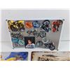 Image 4 : (3) Metal Signs 12" x 8", Assorted Motorcycle Magnets