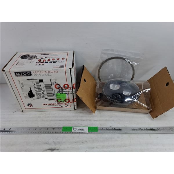 8700 Evo Dual Burn 7" Round LED Motorcycle Headlight - New