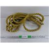 Image 1 : 3/4" Yellow Nylon Rope 18ft