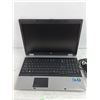 Image 2 : Silver HP Laptop i3 with Charger, Works, Bad Battery, As Is