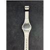 Image 3 : Casio Quartz Watch, White Band, Black Face, Working, As Is