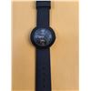 Image 2 : Black Flower Themed Quartz Watch, Soft Rubber Band- Working