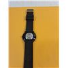 Image 3 : Black Flower Themed Quartz Watch, Soft Rubber Band- Working