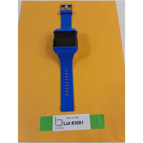 Blue Banded Diesel Digital Watch-Large-As Is