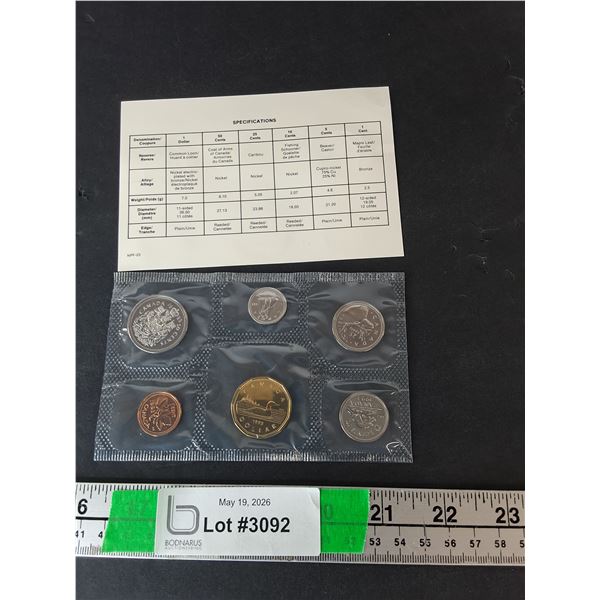 Royal Canadian Mint Coin Set- 1993
