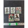 Image 1 : (5) CFL Cards, Most Autographed/Sask Roughriders- Cannot Authenticate