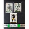 Image 1 : (3) Autographed Pacific CFL Cards- Sask. Roughders & Hamilton Tiger Cats- Cannot Authenticate